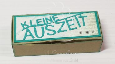 Stanzschablone - Box für 3 Küsschen