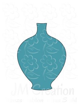 Stanzschablone - Vase 1