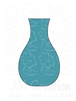 Stanzschablone - Vase 2