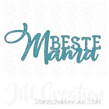 Stanzschablone - Beste Mama