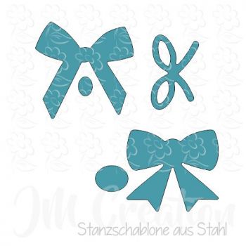 Stanzschablone - Schleifen-Set