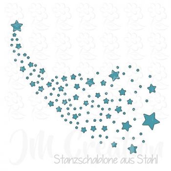 Stanzschablone - Sternfontäne