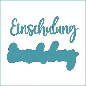 Einschulung mittel - Stanzschablone