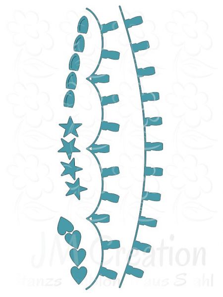 Stanzschablone - Lichterketten