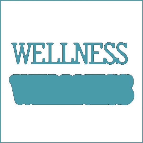 Wellness klein - Stanzschablone